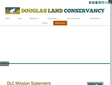 Tablet Screenshot of douglaslandconservancy.org